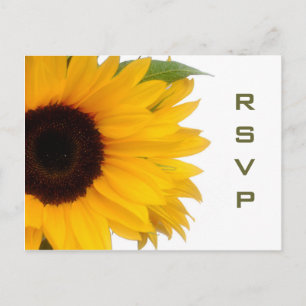 Sunflower RSVP Postcard