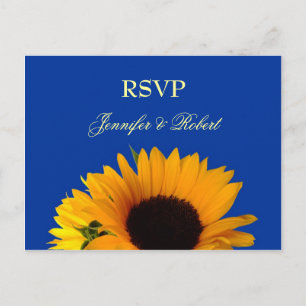 Sunflower RSVP Postcard