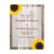 Sunflower Rustic Barn Save the Date Announcement