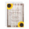 Sunflower Rustic Barn Wood Bridal Shower