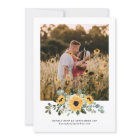 Sunflower Sage Greenery Photo Wedding