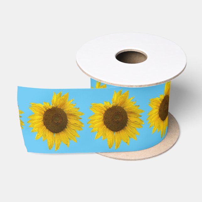 Sunflower Satin Ribbon (Spool)