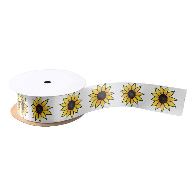 Sunflower Satin Ribbon (Spool)