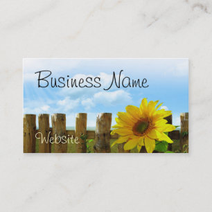 Sunflower Scene Business Card