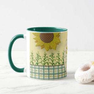 Sunflower Scrapbook Mug