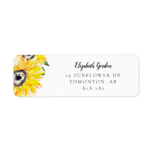 Sunflower Script Elegant Simple Chic Modern