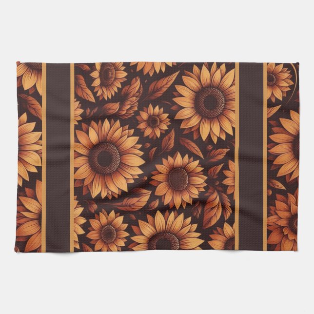 Sunflower Season Kitchen Towel (Horizontal)