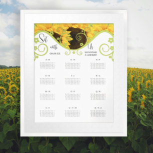 Sunflower Seating Chart Alphabetical