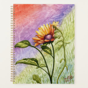 Sunflower Secrets at Sunset Planner