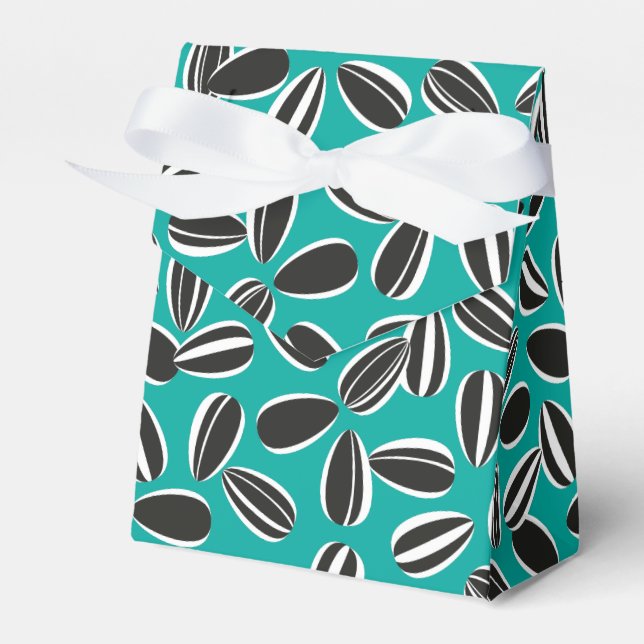 Sunflower Seeds Favor Box (Front Side)