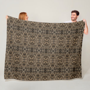 Sunflower Seeds Fleece Blanket