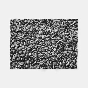Sunflower Seeds Fleece Blanket