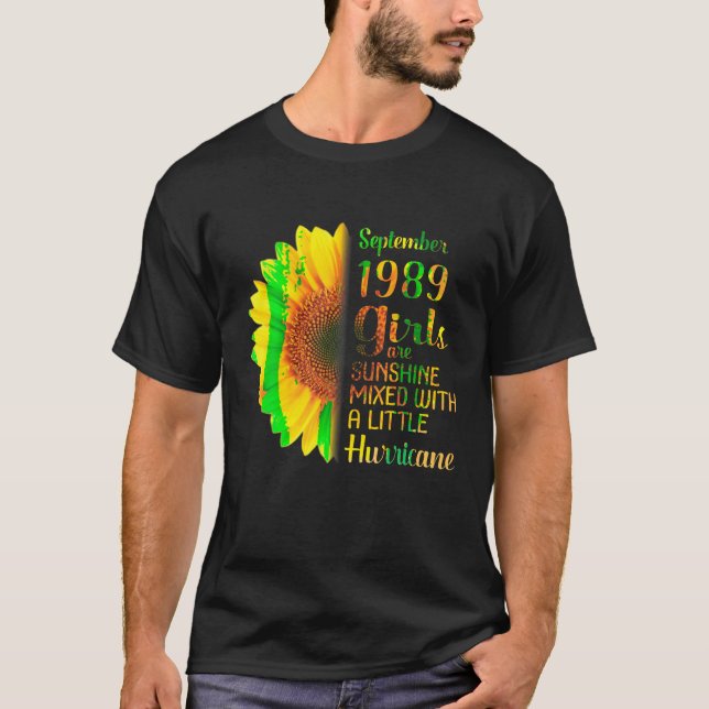 Sunflower September 1989 Girls Sunshine Mix Little T-Shirt (Front)