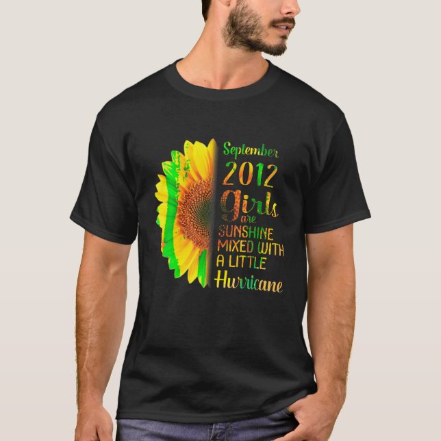 Sunflower September 2012 Girls Sunshine Mix Little T-Shirt (Front)