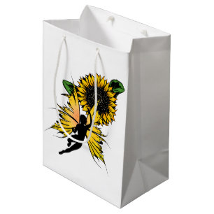 Sunflower Shadow Fairy Medium Gift Bag