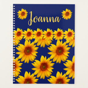 Sunflower Shower Personalized Planner