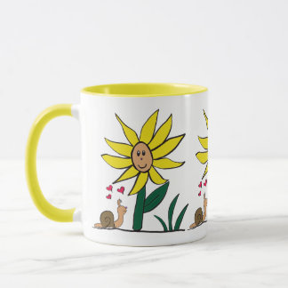 "Sunflower Snail Little Friends" Mug