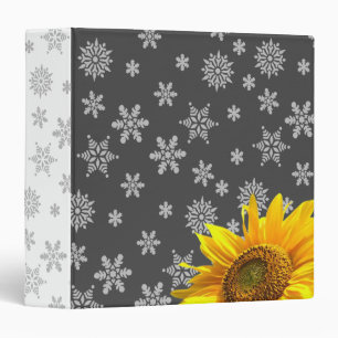 Sunflower Snowflake  Avery Binder