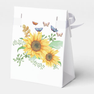 sunflower spring favor box