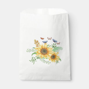 sunflower spring favour bag