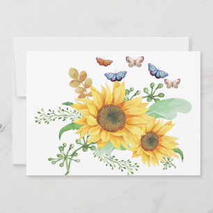 sunflower spring  holiday card