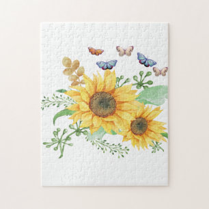 sunflower spring jigsaw puzzle
