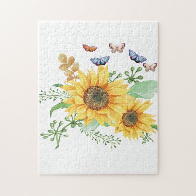 sunflower spring jigsaw puzzle (Vertical)