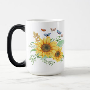 sunflower spring magic mug