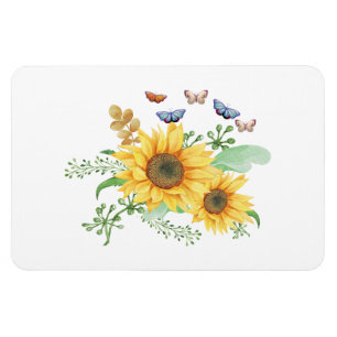 sunflower spring magnet