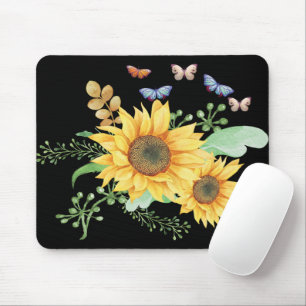 sunflower spring mouse pad