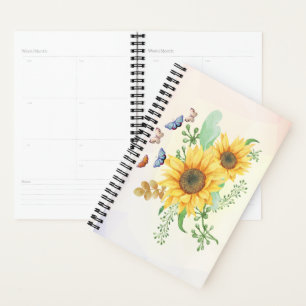 sunflower spring planner
