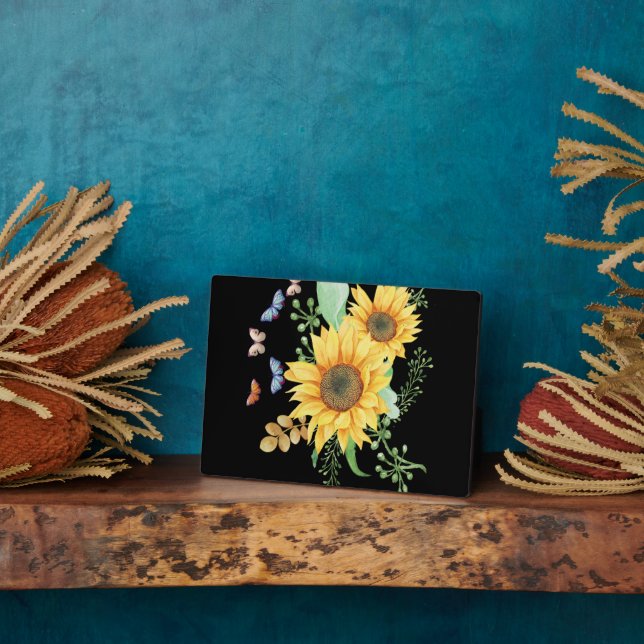 sunflower spring plaque (Side)