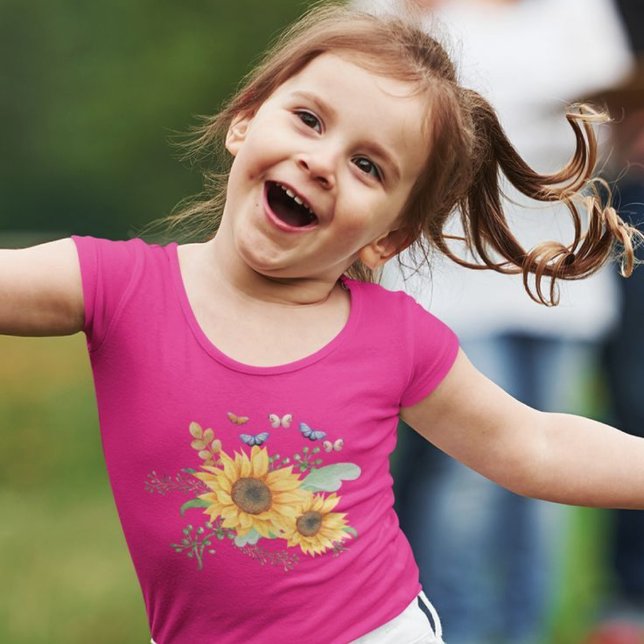 sunflower spring toddler t-shirt (Creator Uploaded)