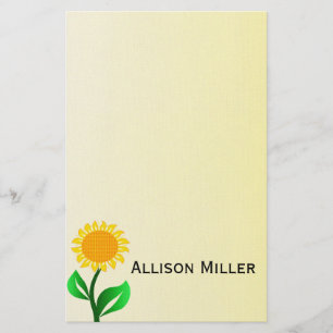 Sunflower Stationery