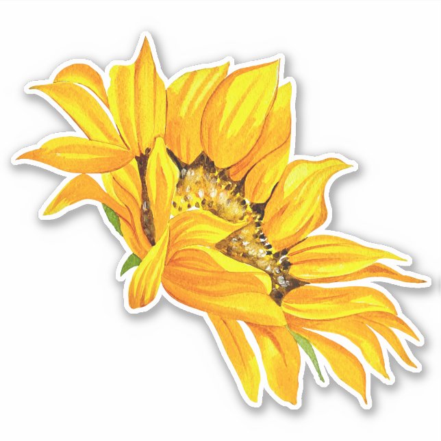 Sunflower Sticker (Front)