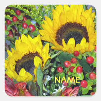 Sunflower Sticker