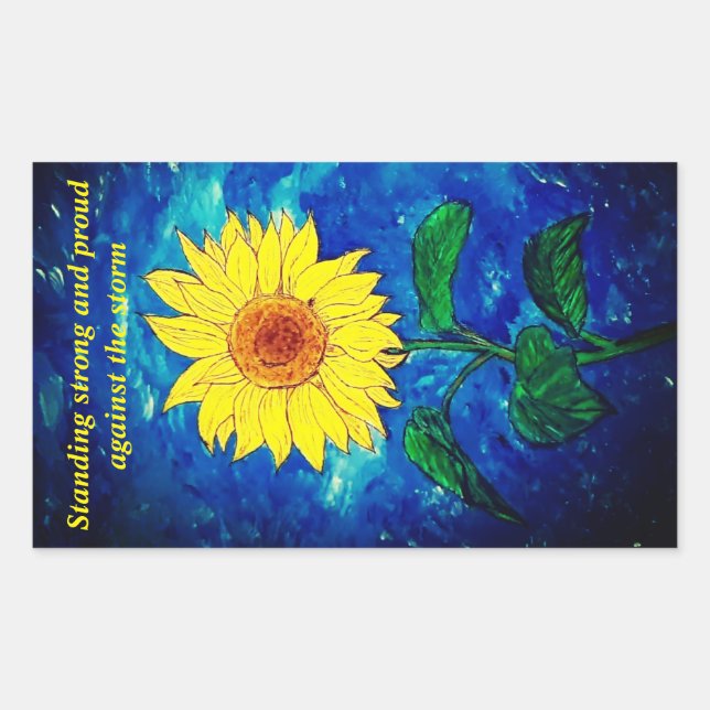 Sunflower Sticker (Front)