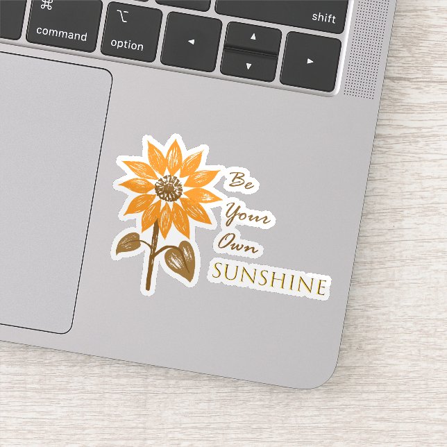 Sunflower Sticker (Detail)