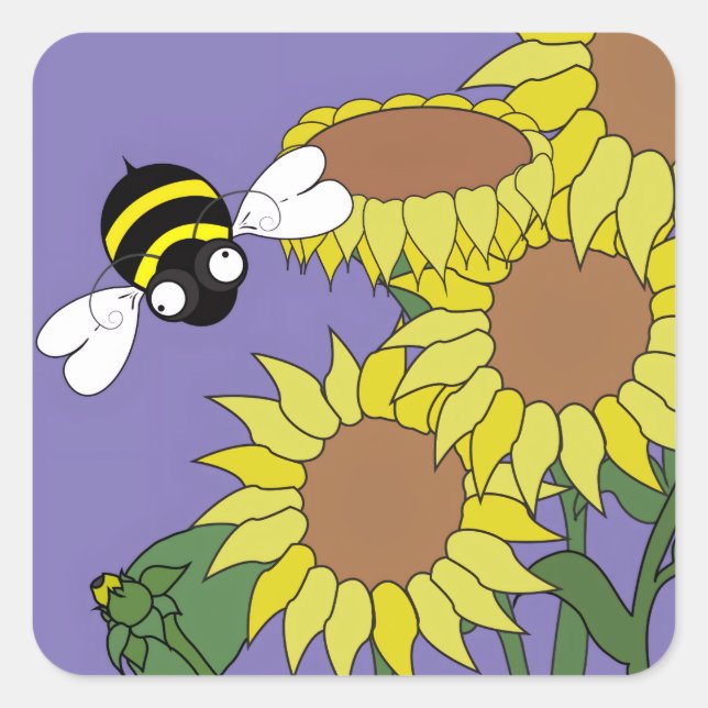 Sunflower Sticker (Front)