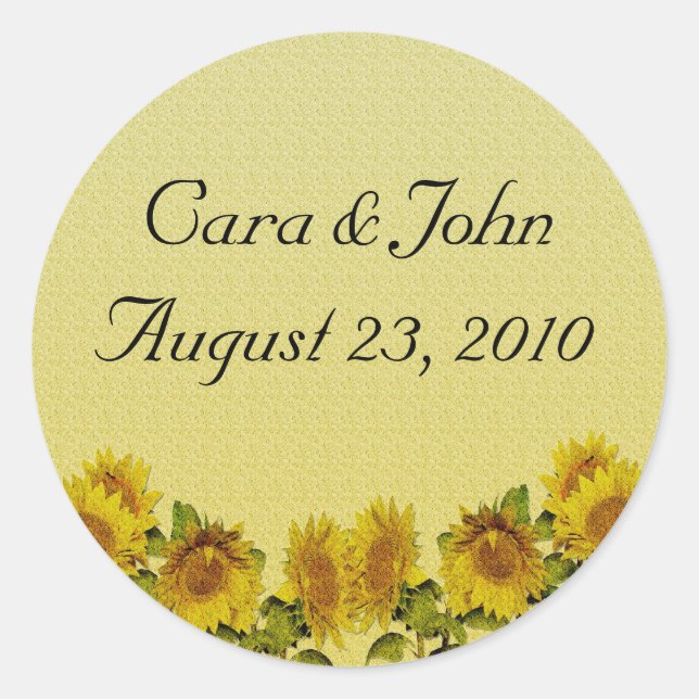 Sunflower Stickers (Front)