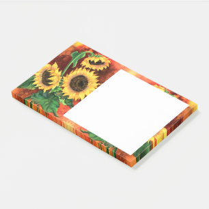 Sunflower Sticky Notes - Painting