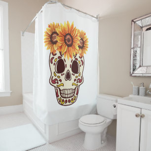 Sunflower Sugar Skull for Fall