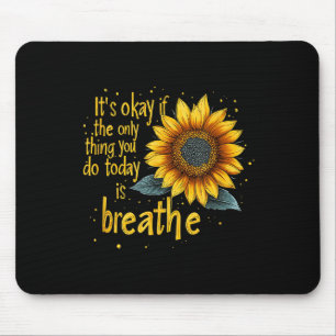 Sunflower Suicide Awareness Mouse Pad