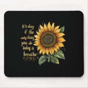 Sunflower Suicide Awareness  Mouse Pad