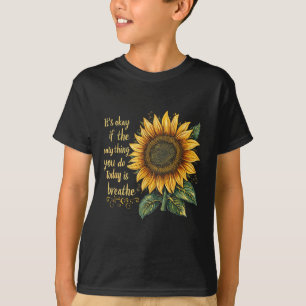 Sunflower Suicide Awareness  T-Shirt