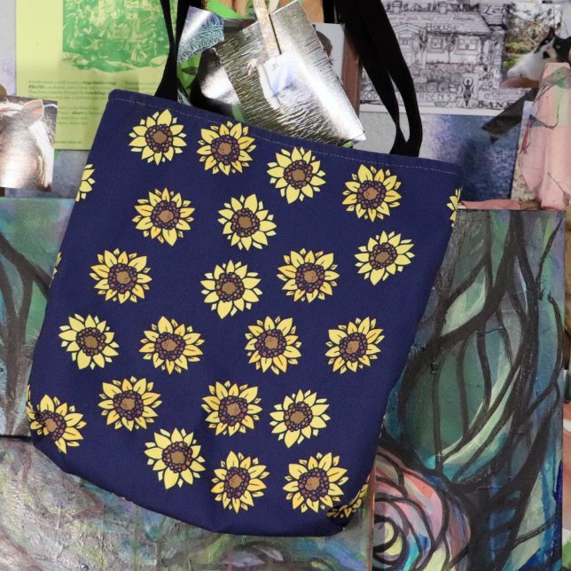 Sunflower summer sunshine tote bag (Creator Uploaded)