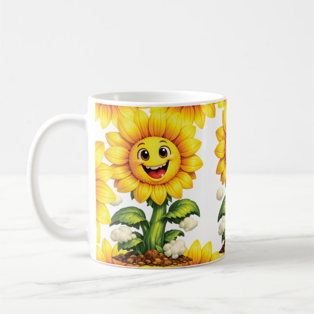 Sunflower Sundy Coffee Mug (Left)