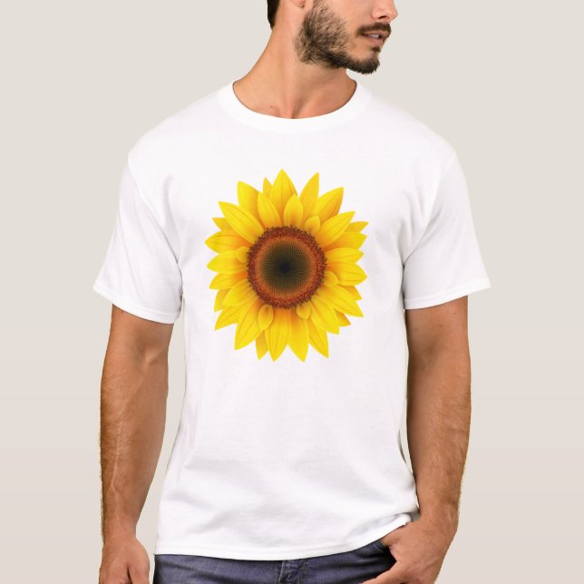 Sunflower - Sunflower Shirt, Floral Tee Shirt (Front)