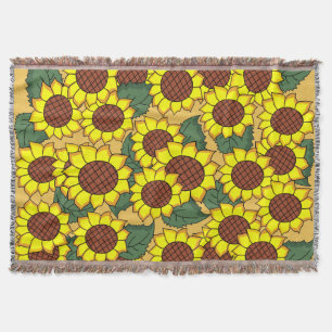Sunflower,sunflowers Throw Blanket