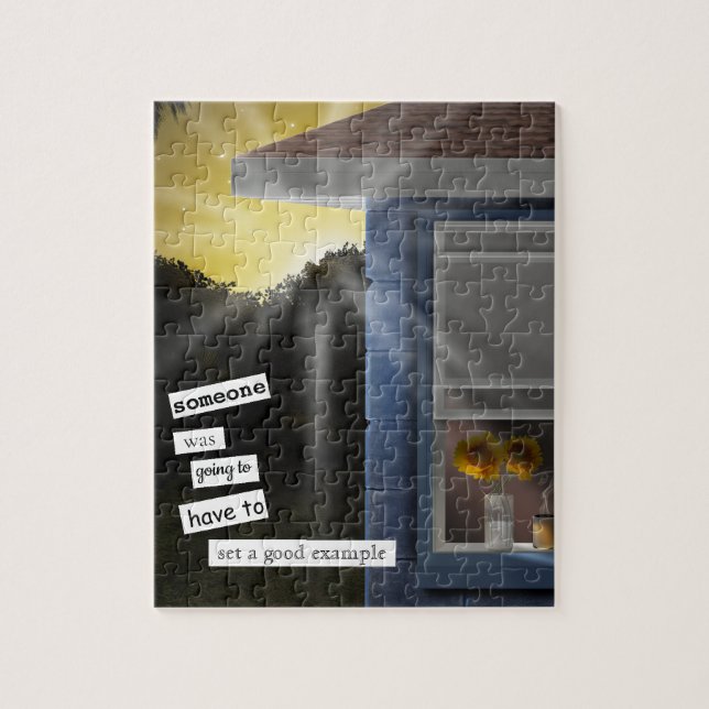 Sunflower Sunrise Puzzle by Sara Motolanez (Vertical)
